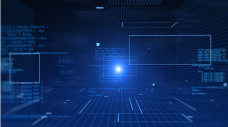 蓝色科技数据AE模板