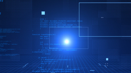 蓝色科技数据AE模板