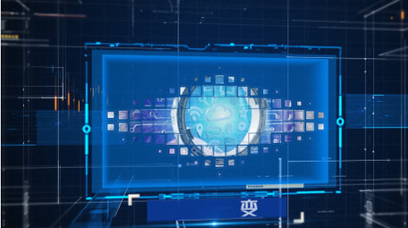 人工智能商务企业科技图文模板