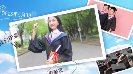 毕业季青春<strong>图文</strong>相册片头AE模板