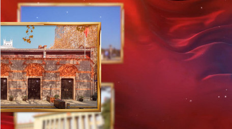 红色党政相册图文片头PR模板