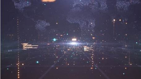 科技粒子数据互联网背景视频