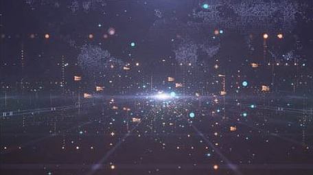 科技粒子数据互联网背景视频