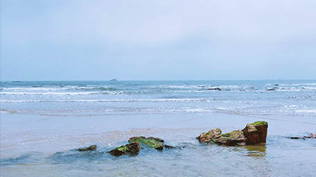 大海海洋海滩沙滩海浪波浪实拍