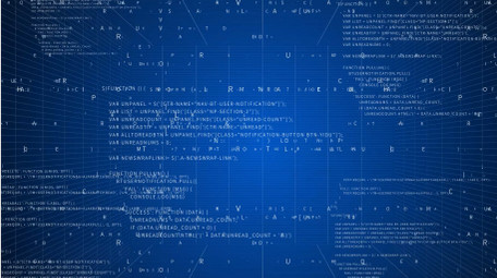 科技感大数据数字流背景视频AE