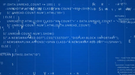 科技感大数据数字流背景视频AE