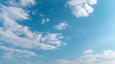 自然清新蓝天流云空镜延时