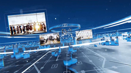 三维商务图文穿梭展示AE模板