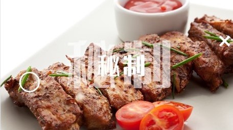 美食餐饮图文快闪片头pr模板