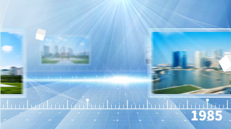 简约<strong>商务</strong>企业发展时间线AE模板