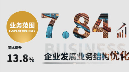 企业年中业绩汇报<strong>图文</strong>AE模板