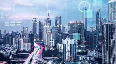 城市科技数据展示背景视频