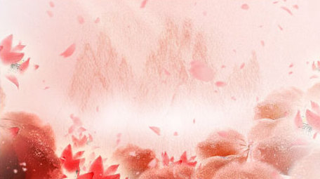 唯美古风水墨晕染背景视频模板