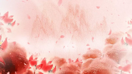 唯美古风水墨晕染背景视频模板