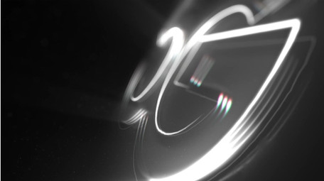 logo轮廓边缘扫光AE模板