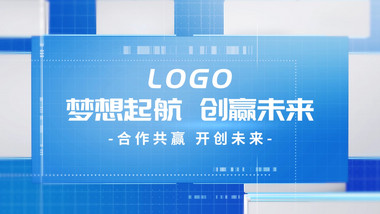 三维<strong>商务</strong>企业多<strong>图文</strong>展示AE模板