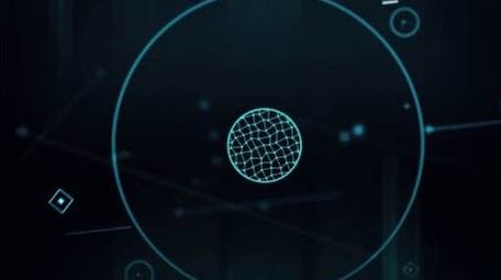 科技数字化可循环背景大屏视频