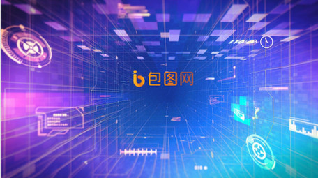 高科技数字通信企业图文AE模板