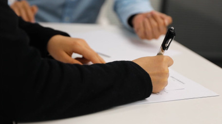 商务签约合作握手高清实拍