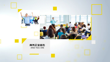 企业简约商务<strong>图文</strong>AE模板