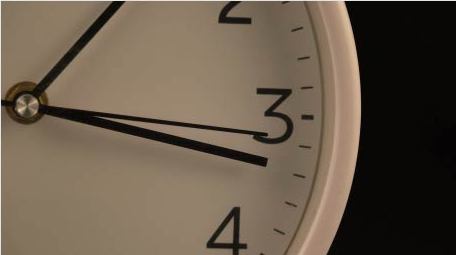 时钟指针移动时间流逝钟表视频