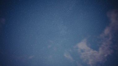 夏天星空延时摄影4k