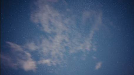 夏天星空延时摄影4k