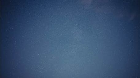 夏天星空延时摄影4k