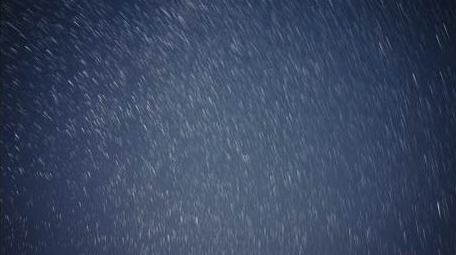 夏天星空星轨延时摄影实拍视频