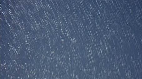 夏天星空星轨延时摄影实拍视频