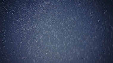 夏天星空星轨延时摄影实拍视频