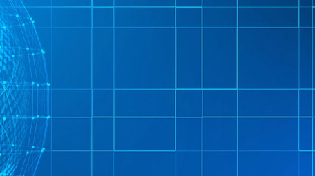 蓝色玻璃商务背景视频AE模板