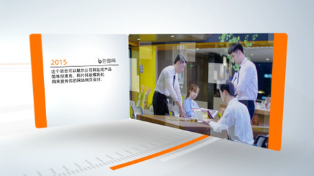 时间线企业发展历程展示AE模板