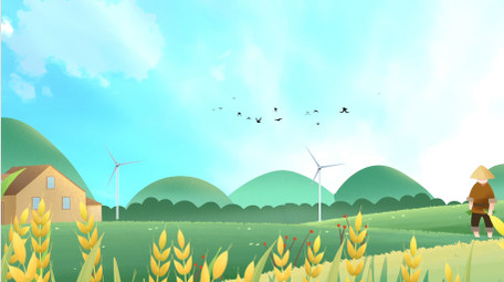 唯美清新农业背景视频AE模板