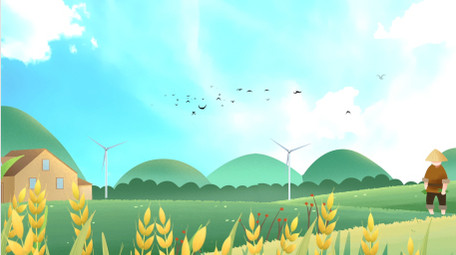 唯美清新农业背景视频AE模板