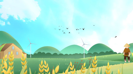 唯美清新农业背景视频AE模板