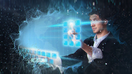 AI数字科技图文展示AE模板