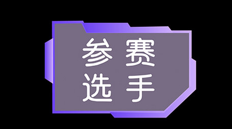 科技紫色AE模板商务字幕花字