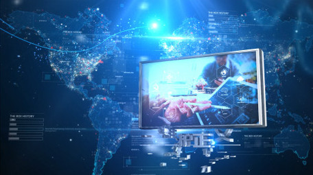 大气公安警察图文片头AE模板