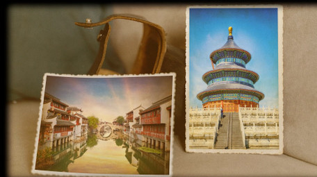 泛黄历史图文AE模板