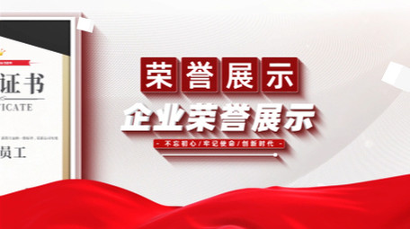 大气企业荣誉证书展示AE模板