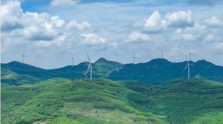 行业应用风力发电设施航拍延时