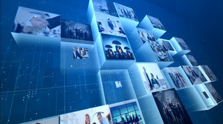 科技商务多图展示AE模板