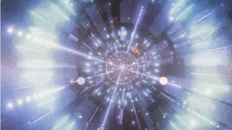 科技穿梭时间隧道视频背景