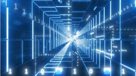 科技立体空间背景视频