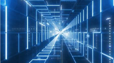 科技立体空间背景视频