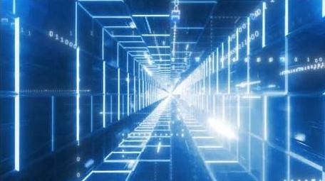 科技立体空间背景视频