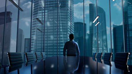 商务人士AI全息投影视频素材