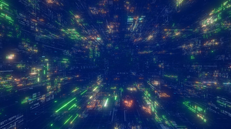 网络科技空间感背景4K视频素材