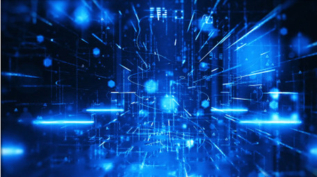 科技感立体空间背景